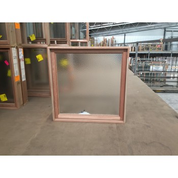 Timber Awning Window 897mm H x 765mm W (Obscure) 